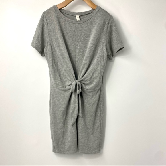 Jolie LA gathered T-shirt dress gray XSmall - Picture 1 of 5